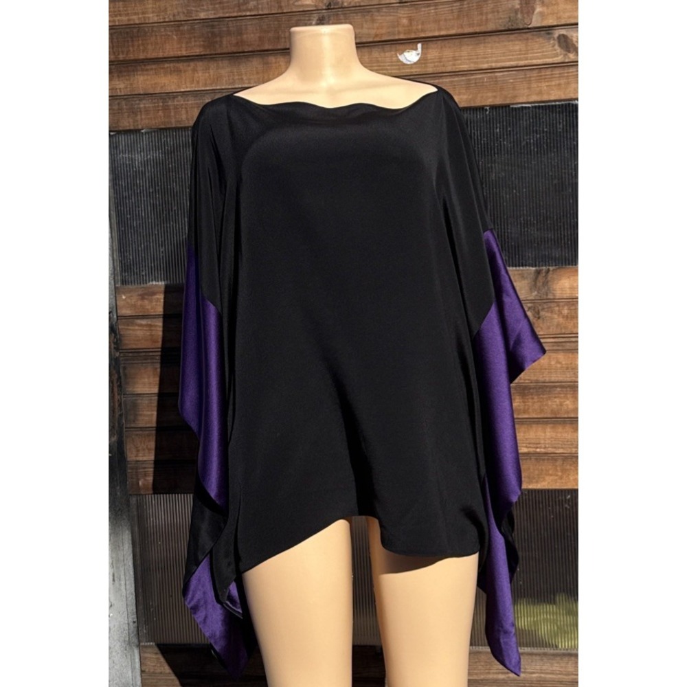 Emmelle DesignSilk Tunic with ContrastSatin Bands.